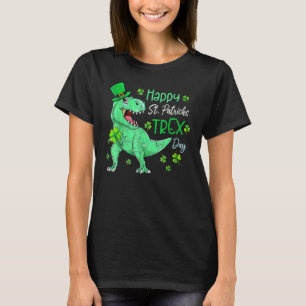 Dinosaur Leprechaun Happy St Pat T-Rex St Patrick' T-Shirt