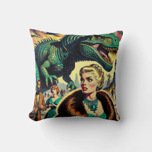 Dinosaur looking for lunch! cushion
