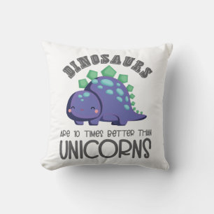 Dinosaur Lovers for Dino Lovers Dinos Are Better Cushion