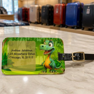 Dinosaur Luggage Tag