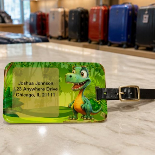Dinosaur Luggage Tag (Creator Uploaded)