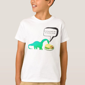 Dinosaur Lunch Break Burrito Funny T-Shirt