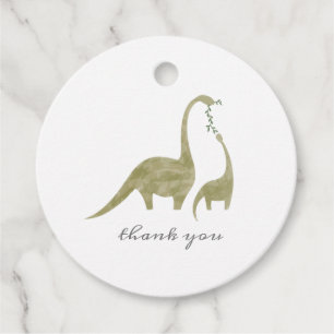 Dinosaur Mama Baby Shower Favour Tags