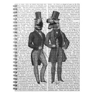 Dinosaur Men Lads Night Out Notebook