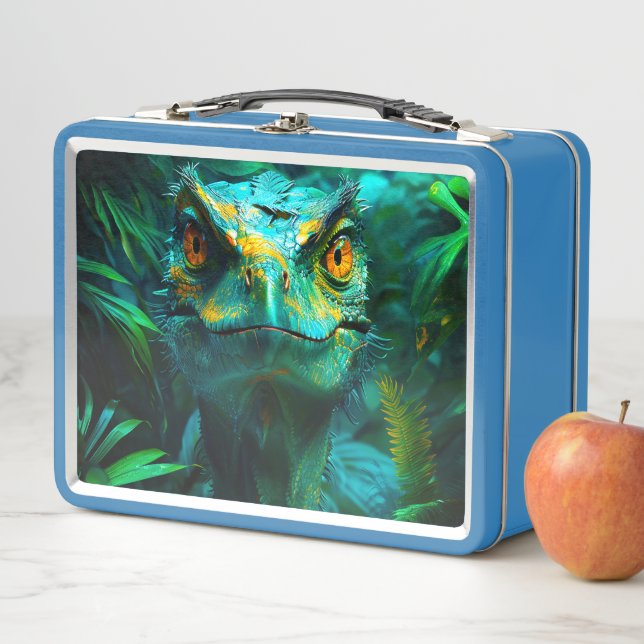 Dinosaur Metal Lunch Box (In Situ)