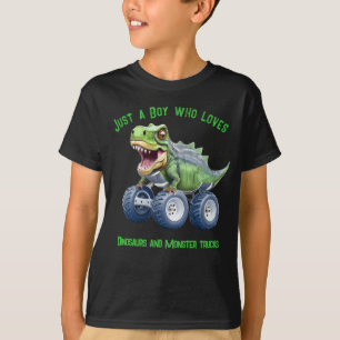 Dinosaur monster truck T-Shirt