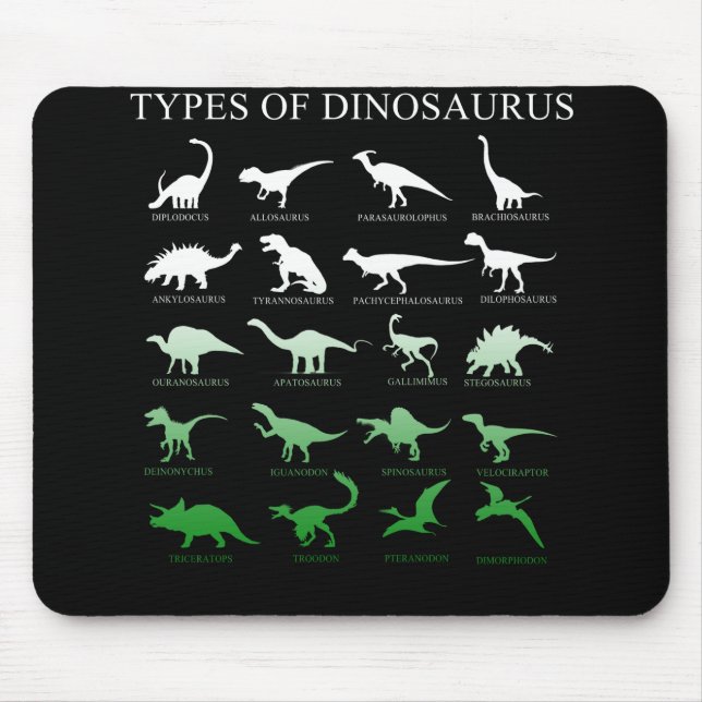 dinosaur mouse pad (Front)