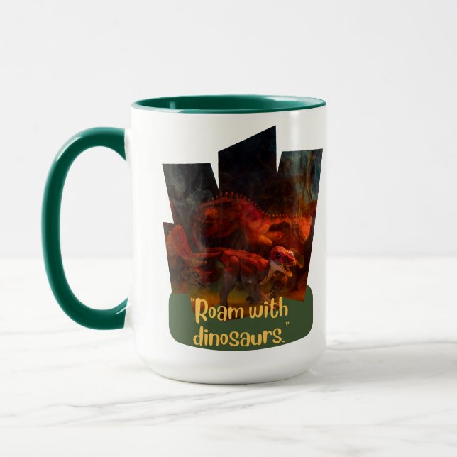 dinosaur mug (Left)
