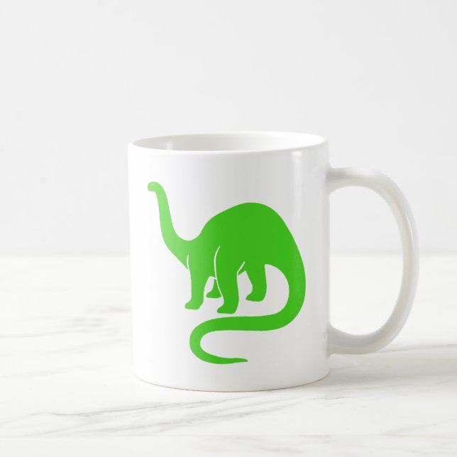 Dinosaur Mug  Green (Right)