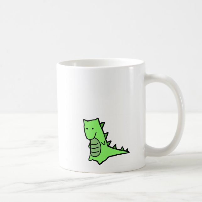 Dinosaur Mug White (Right)
