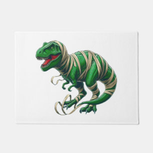 Dinosaur Mummy Halloween Kids Boys Girls T-Shirt Doormat