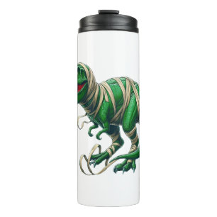 Dinosaur Mummy Halloween Kids Boys Girls T-Shirt Thermal Tumbler