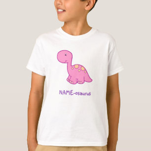 Dinosaur Name-osaurus Kid's t-shirt - girl