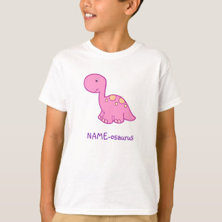 Dinosaur Name-osaurus Kid's t-shirt - girl