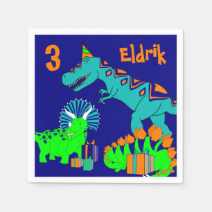 Dinosaur napkin