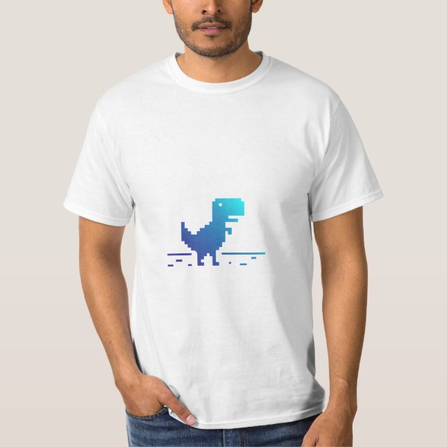 Dinosaur no-wifi game T-Shirt (Front)