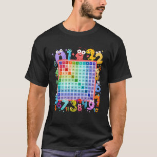 Dinosaur Numbers Idea For Kids & Dino Multiplicati T-Shirt