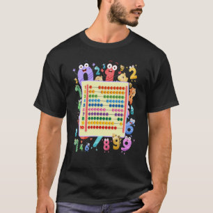 Dinosaur Numbers Idea For Kids & Teachers Maths Ab T-Shirt