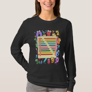 Dinosaur Numbers Idea For Kids & Teachers Maths Ab T-Shirt