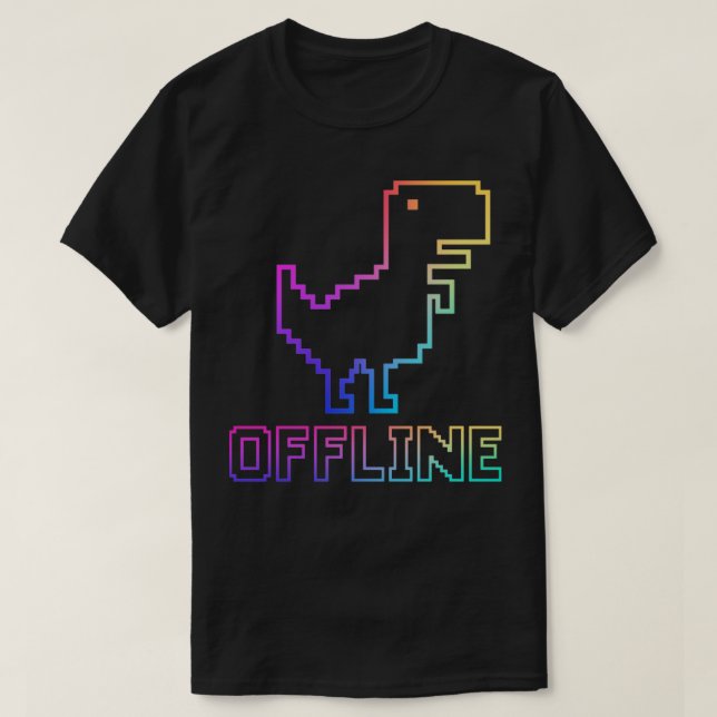Dinosaur offline1 T-Shirt (Design Front)