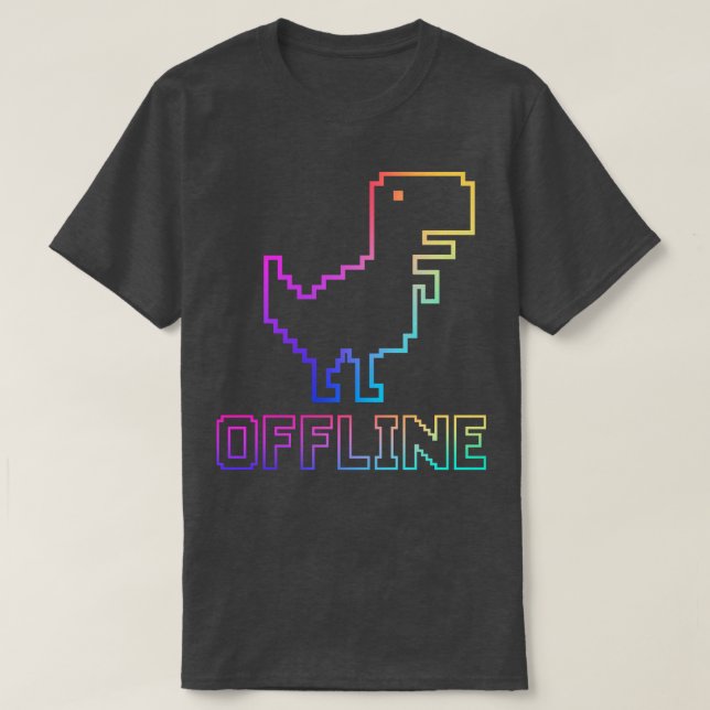 Dinosaur offline T-Shirt (Design Front)
