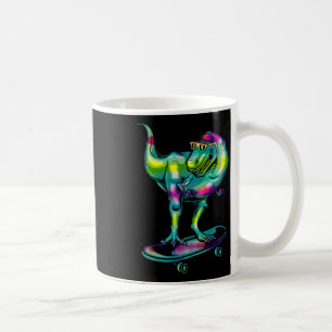 Dinosaur On Skateboard Skateboarding Skater Gear  Coffee Mug