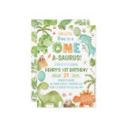 Dinosaur One-A-Saurus 1st Birthday Party