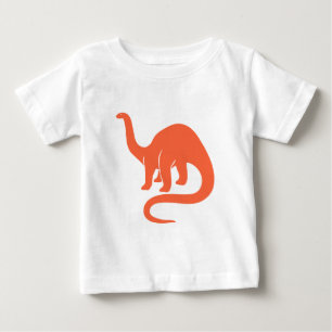 Dinosaur - Orange Baby T-Shirt