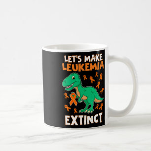 Dinosaur Orange Ribbon Haematologist Reptile Fossi Coffee Mug