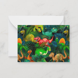 Dinosaur Park Card