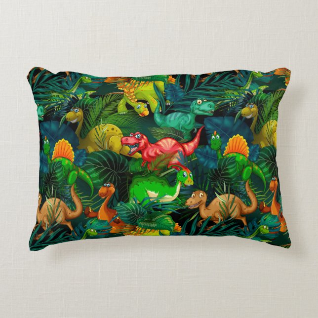 Dinosaur Park Decorative Cushion (Front)