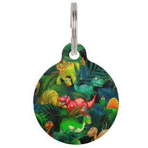Dinosaur Park Pet Tag