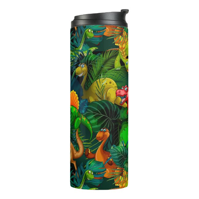 Dinosaur Park Thermal Tumbler (Rotated Left)