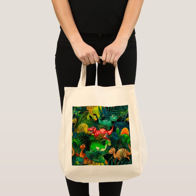 Dinosaur Park Tote Bag (Front (Product))