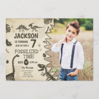 Dinosaur Party Boy Fossil Dino Dig Birthday