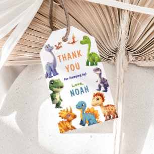 Dinosaur Party  Gift Tags