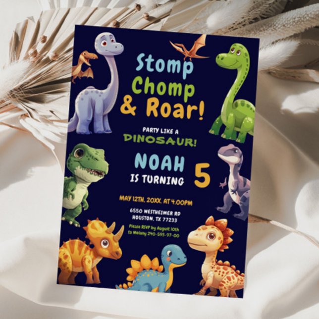 Dinosaur Party Invitation (Creator Uploaded)