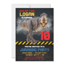 Dinosaur Party Invitation
