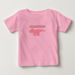Dinosaur Party Mum Birthday Party Mamasaurus Baby T-Shirt
