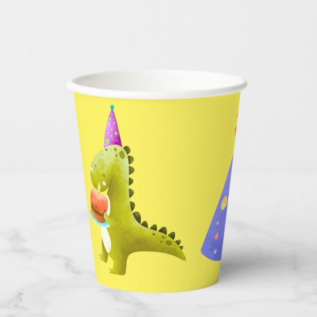 Dinosaur Party Paper Cups (Front)