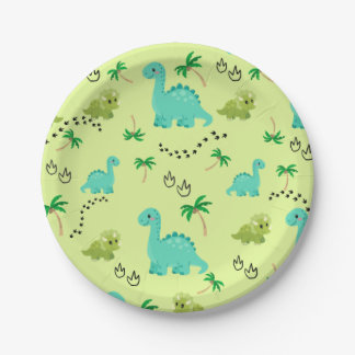 Dinosaur Party Supplies Paper Plate