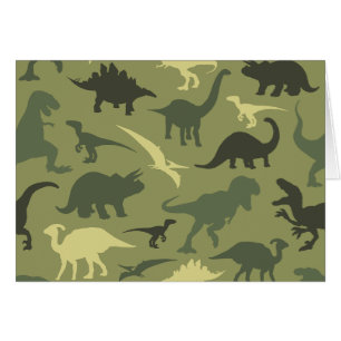 Dinosaur Pattern, Dinosaur Silhouette, Green Dino