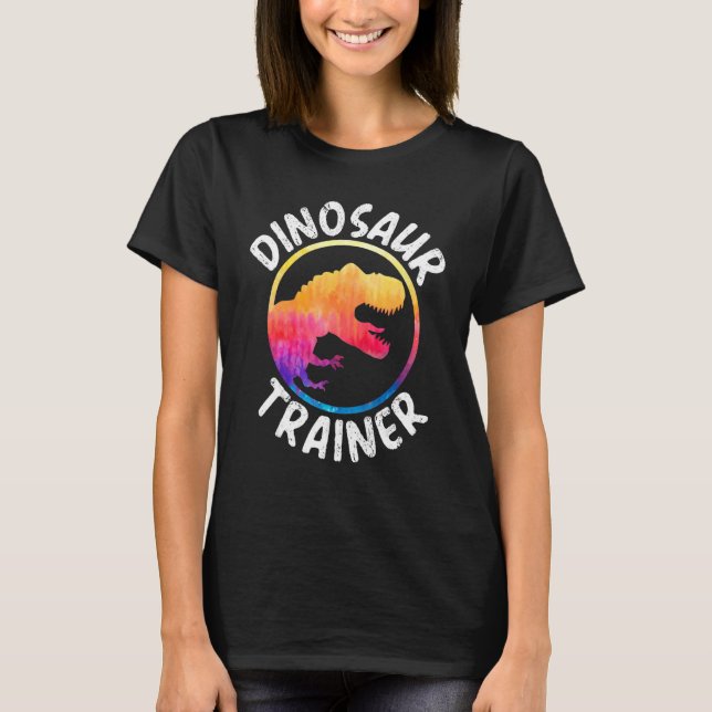 Dinosaur Paw Dino Trainer Halloween Costume Retro T-Shirt (Front)