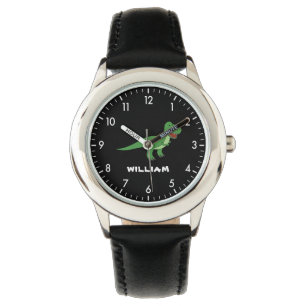 Dinosaur Personalised Custom Name Back To School Watch