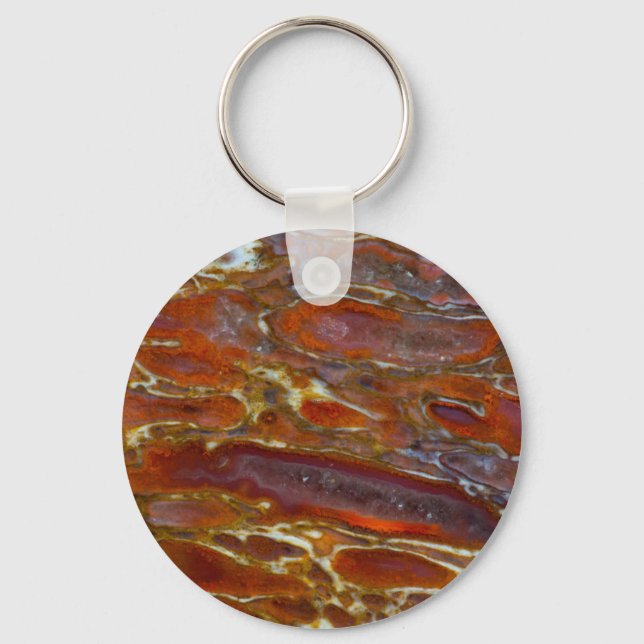 Dinosaur Petrified Bone Key Ring (Front)