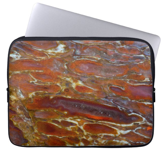 Dinosaur Petrified Bone Laptop Sleeve (Front)