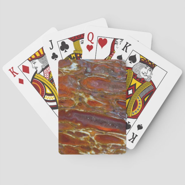 Dinosaur Petrified Bone Playing Cards (Back)