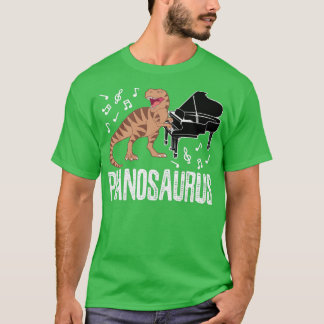 Dinosaur Piano  Pianosaurus  T-Shirt