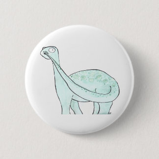 Dinosaur Picking His Nose 6 Cm Round Badge