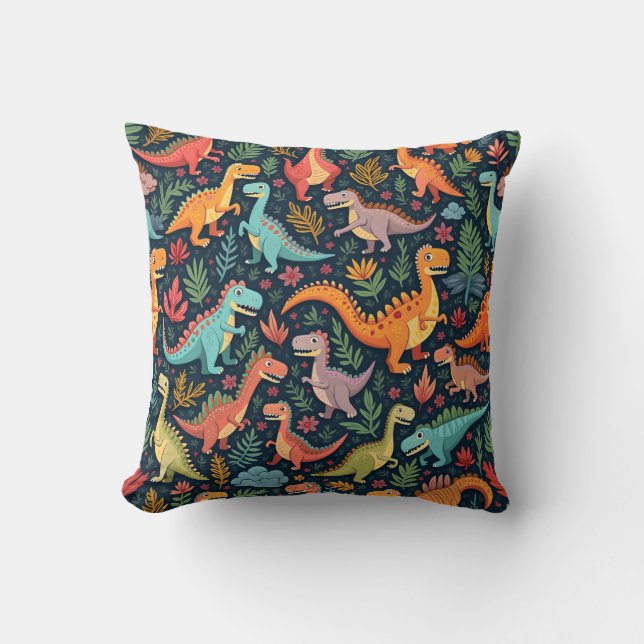 Dinosaur Pillow Cushion (Front)